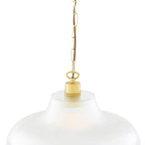 London Prismatic Railway Pendant - Satin Brass