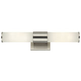 Lonon Vanity Light Brushed Nickel By Matteo - Front View