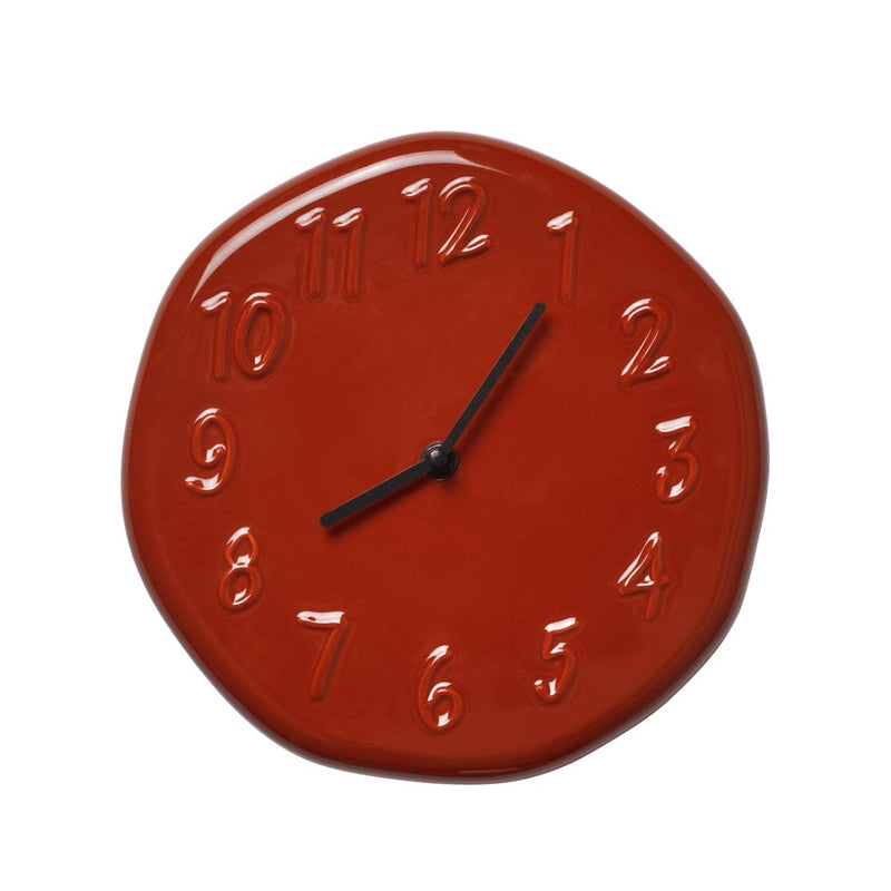Loopi Wall Clock - Baked Clay