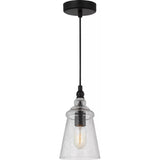 Loras Pendant — 5.75 Inch, Midnight Black