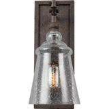 Loras Wall Sconce — Dark Weathered Iron