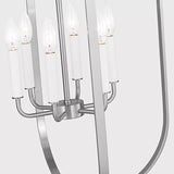 Loretto Large Lantern Brushed Nickel By Generation Lighting - Detailed View4