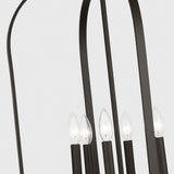 Loretto Large Lantern Midnight Black By Generation Lighting - Detailed View1