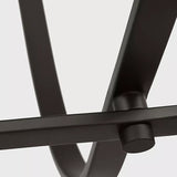 Loretto Large Lantern Midnight Black By Generation Lighting - Detailed View8