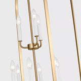 Loretto Large Lantern Satin Brass By Generation Lighting - Detailed View1