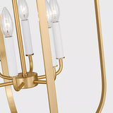 Loretto Large Lantern Satin Brass By Generation Lighting - Detailed View2