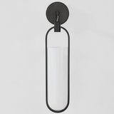 Lorimer Wall Light Black Brass By Hudson Valley Front View