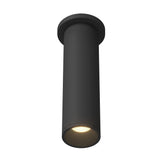 Lorna Black Ceiling Mount — 12 Inch / 3 Inch