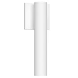 Lorna Outdoor Wall Sconce — 12 Inch (2 Inch Dia.), White