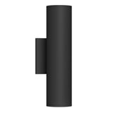 Lorna Up/Down Wall Sconce — 12 Inch (3 Inch Dia.), Black