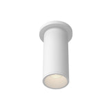 Lorna White Ceiling Mount — 8 Inch 3 Diameter