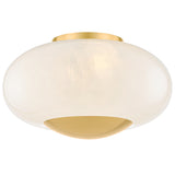 Lottie Flush Mount Aged Brass By Mitzi 