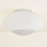 Lottie Flush Mount Polished Nickel By Mitzi - Side View2
