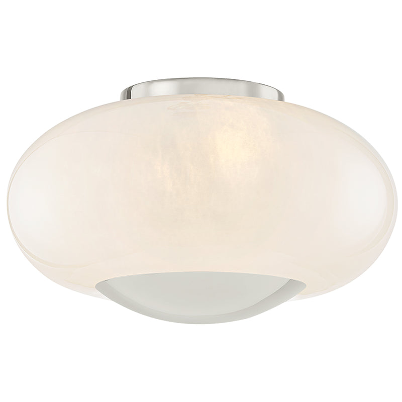 Lottie Flush Mount Polished Nickel By Mitzi
