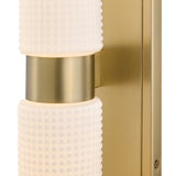 Lottie Vanity Light Lacquered Brass By Hinkley - Detailed View