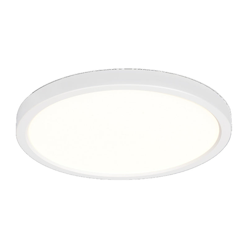 Lotus - Round Wall Sconce — 9 Inch, White