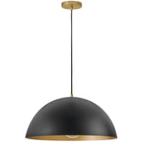 Lou Pendant Light Black By Lark Living - Front View1