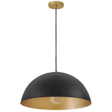 Lou Pendant Light Black By Lark Living - Front View4