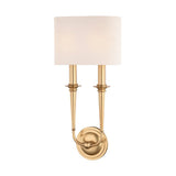 Lourdes Wall Sconce - Aged Brass by Hudson Valley