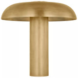 Louver Medium Table Lamp Natural Brass By Visual Comfort Main View 2