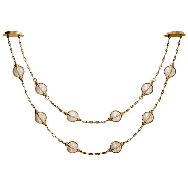 Lovelace Suspension Aged Brass By Schonbek Forever