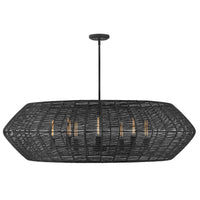 Luca Extra Large Drum Chandelier - Black - by Hinkley