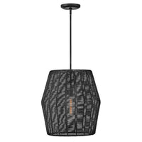 Luca Large Convertible Pendant - Black - by Hinkley