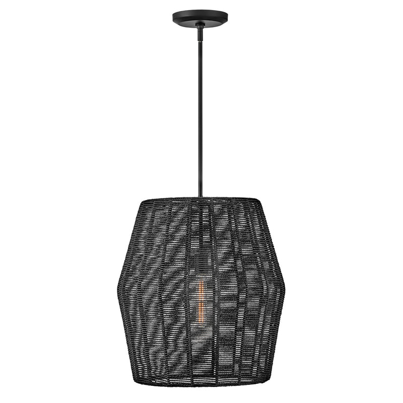Luca Large Convertible Pendant - Black - by Hinkley