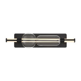 Lucent Vanity Light 26 Inch Matte Black by Eurofase