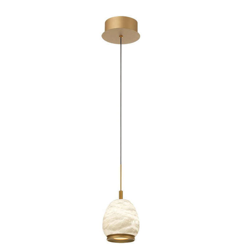 Lucidata LED Pendant Anitque Brass By Lib And Co