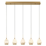 Lucidata Linear Suspension Light Antique Brass By Lib And Co