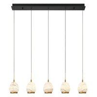 Lucidata Linear Suspension Light Matte Black By Lib And Co