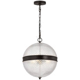 Lucinda 15 Pendant Light Aged Iron By Visual Comfort Studio - Front View