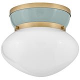 Lucy Flush Mount Lacquered Brass By Lark Living