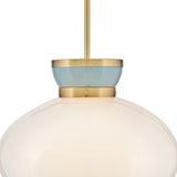 Lucy Pendant Light Medium Lacquered Brass By Lark Living  - Detailed View1