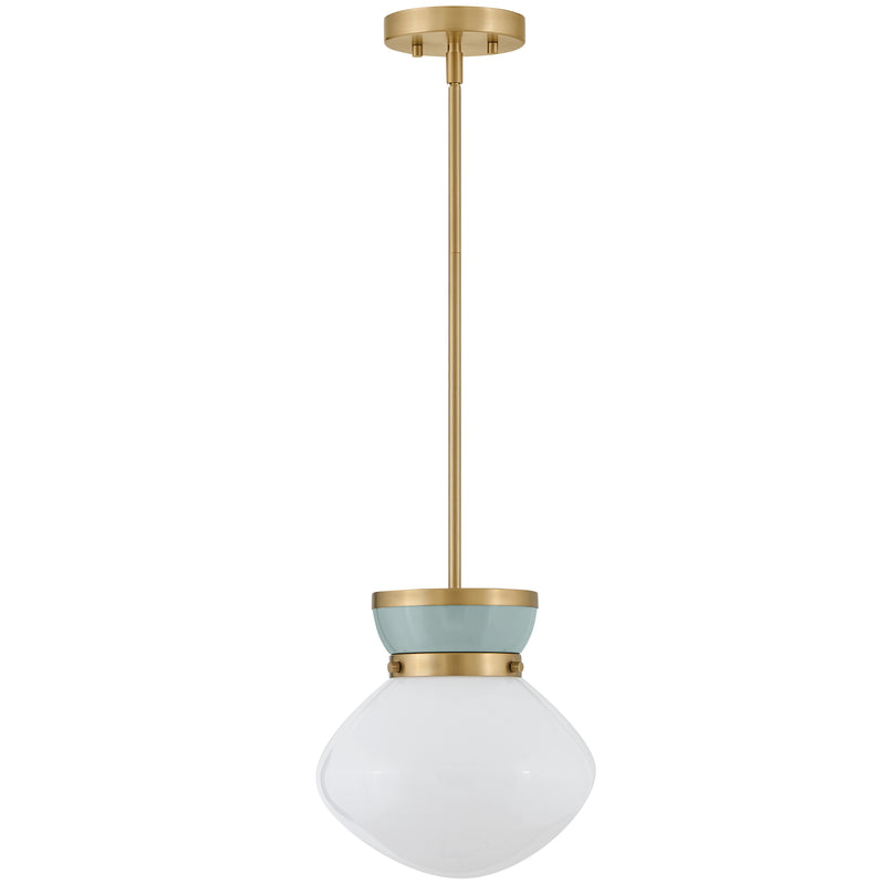 Lucy Pendant Light Small Lacquered Brass By Lark Living