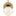 Lucy Vanity Light Lacquered Brass Black By Lark Living - Front View