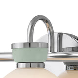 Lucy Vanity Light 3 Lights Chrome Seafoam By Lark Living - Side View2