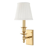 Ludlow Wall Sconce - 1-Light - Polished Brass by Hudson Valley