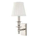 Ludlow Wall Sconce - 1-Light - Polished Nickel by Hudson Valley