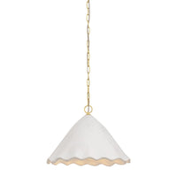 Lulu Pendant - Aged Brass