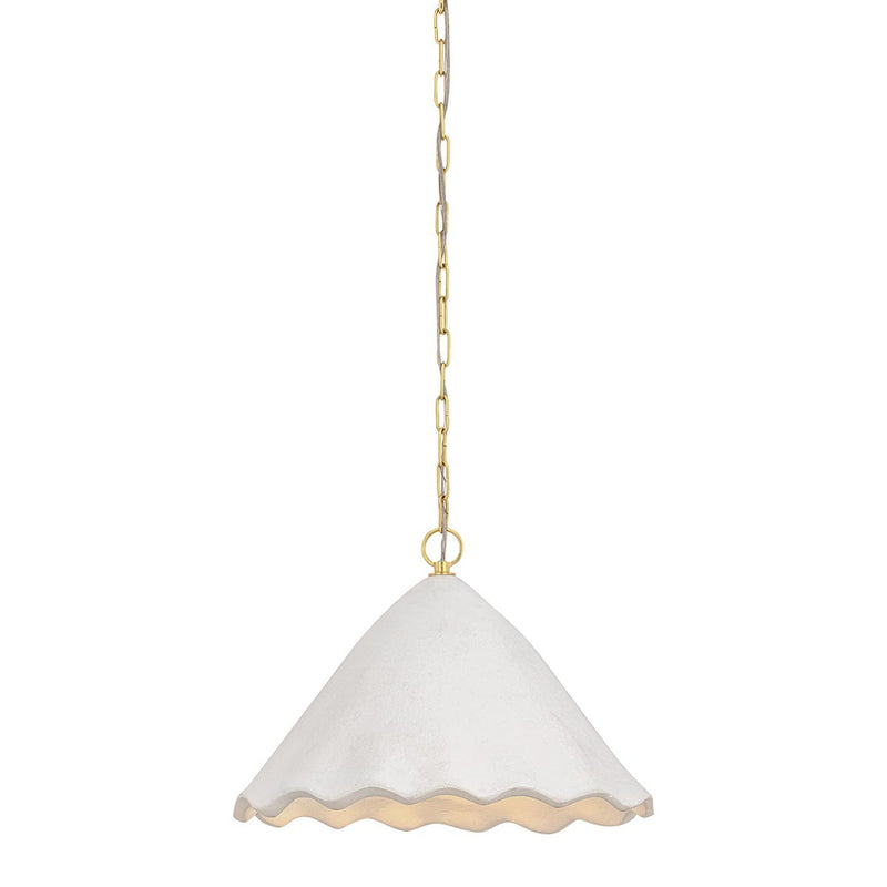 Lulu Pendant - Aged Brass