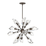 Luma 12-Light Starburst Chandelier in Bronze by Hubbardton Forge