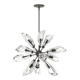 Luma 12-Light Starburst Chandelier in Dark Smoke by Hubbardton Forge