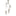 Luma 5-Light Pendant, shown in White, Standard, by Hubbardton Forge