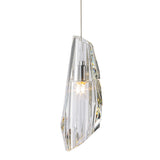 Luma Mini Pendant, shown in Vintage Platinum, by Hubbardton Forge