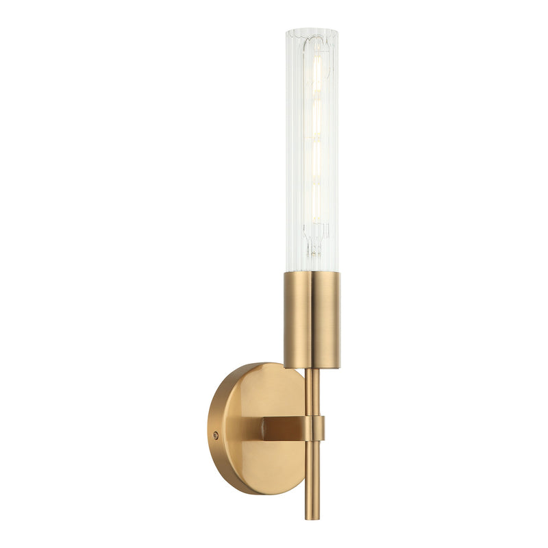 Lumi Re Bath and Vanity Light 1-Light Aged Gold Brass
