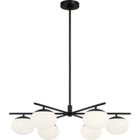Lune Chandelier — 33 5/8", Aged Iron