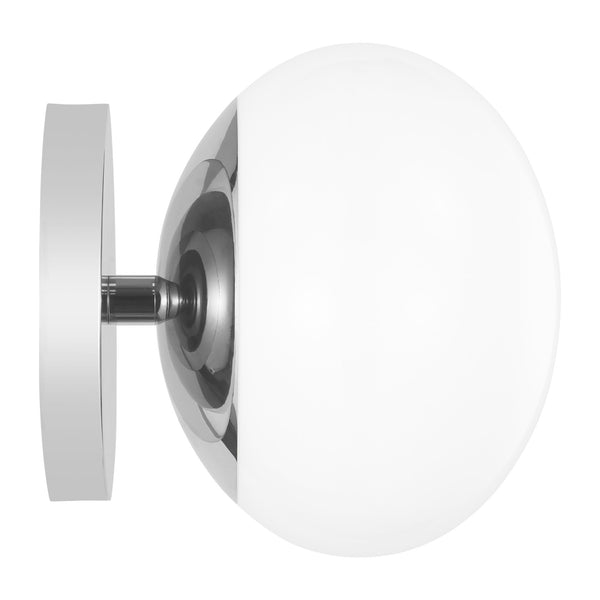 Lune Wall Sconce By Visual Comfort Studio, Finish: Chrome, , | Casa Di Luce Lighting