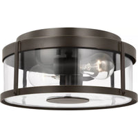 Luning Flushmount — Antique Bronze